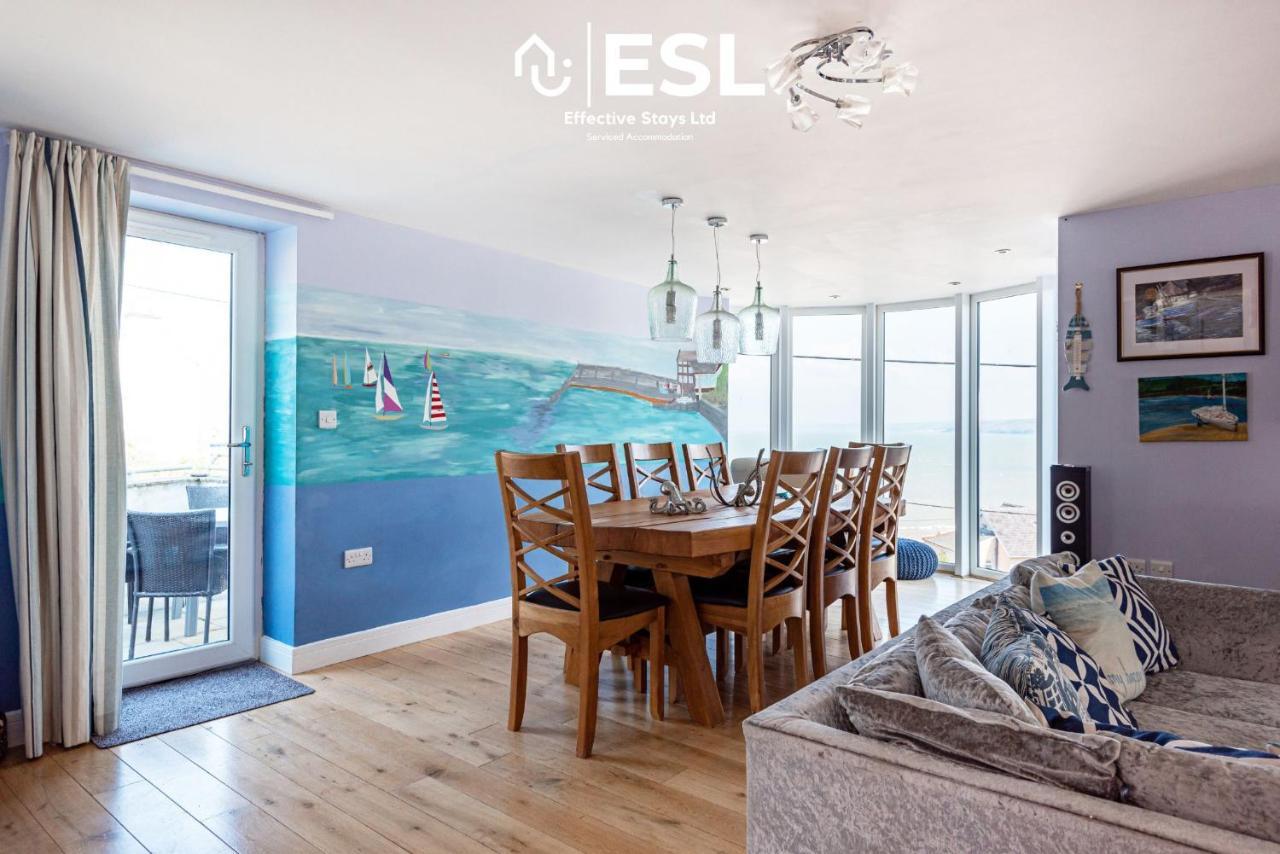 Beautiful En Suite 5 Bedroom Home With Sea Views New Quay  Exteriér fotografie