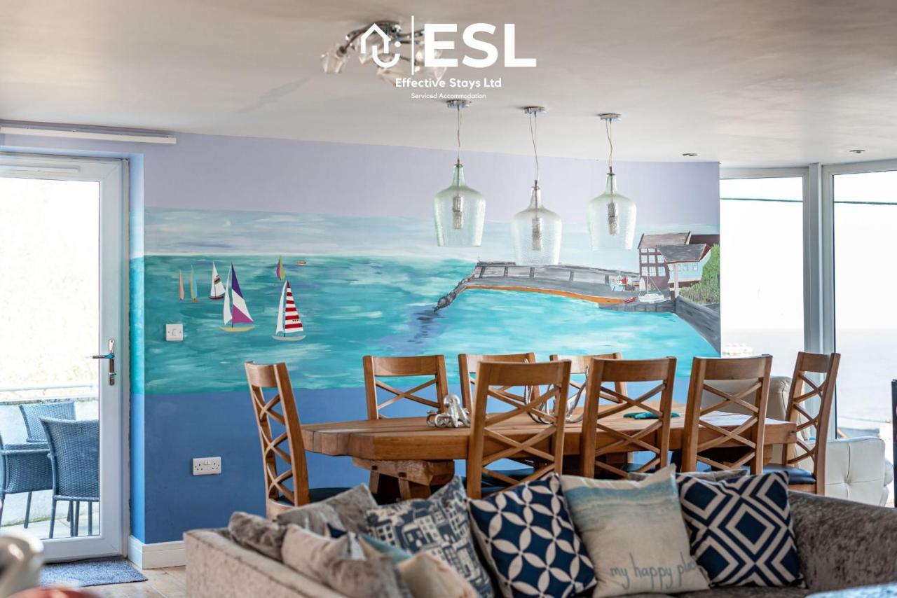 Beautiful En Suite 5 Bedroom Home With Sea Views New Quay  Exteriér fotografie