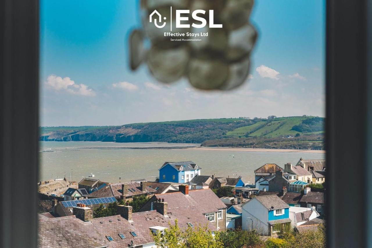 Beautiful En Suite 5 Bedroom Home With Sea Views New Quay  Exteriér fotografie